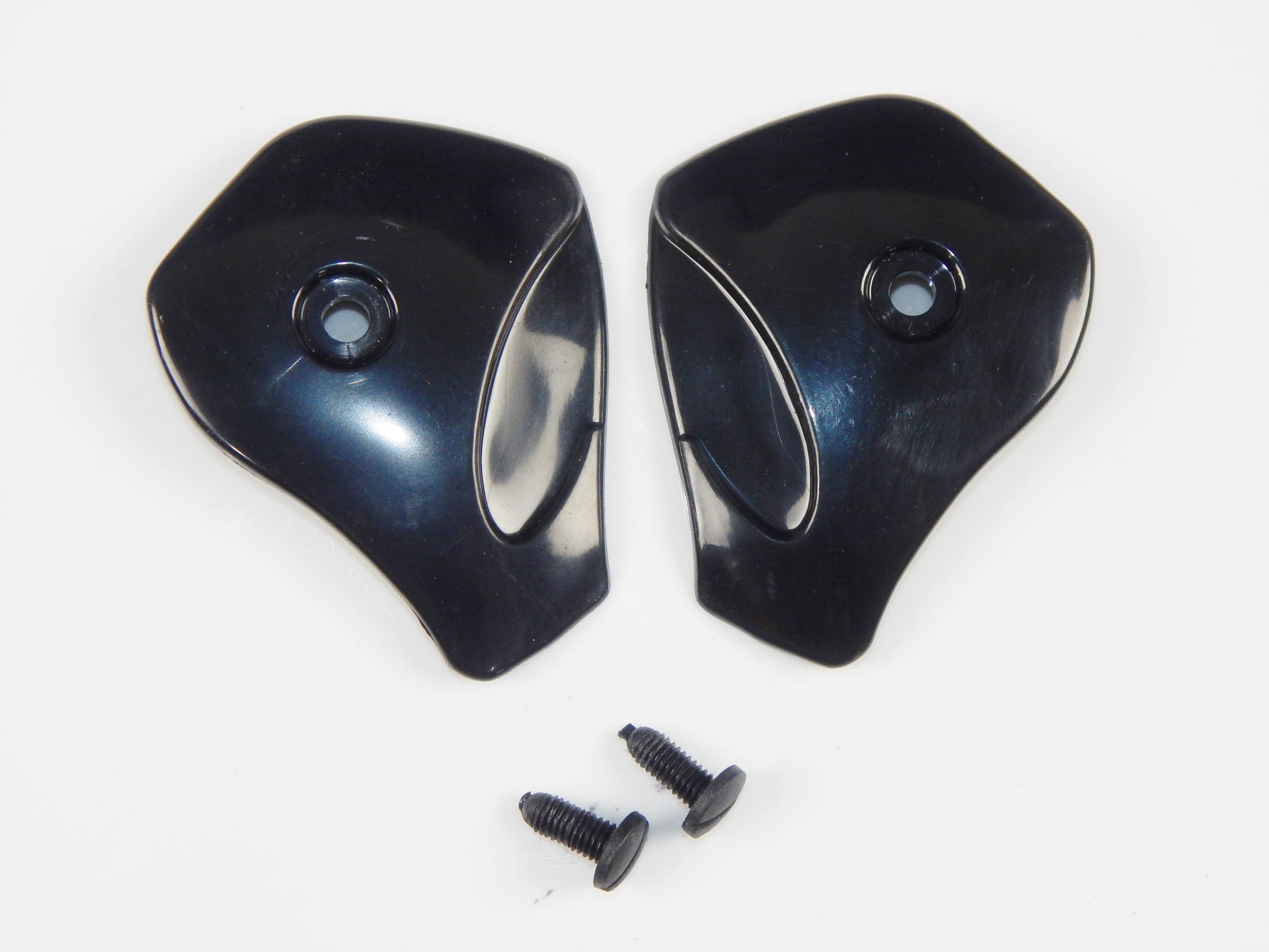 MOTORCYCLE HELMET OPEN FACE VISOR SCREEN SPIRIT CLEAR+SCREWS+COVER PLATE 050192 - MotoRaider