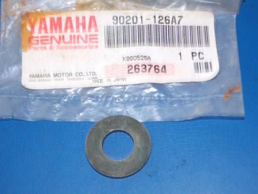 NOS YAMAHA 1981-2016 PW50 XV500 FJ1100 BR250 TT225 PLATE WASHER  90201-126A7 - MotoRaider