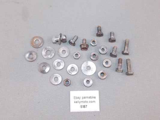 1992 KTM MXC 250 REAR FENDER MOUNTING BOLTS + WASHERS HARDWARE - MotoRaider