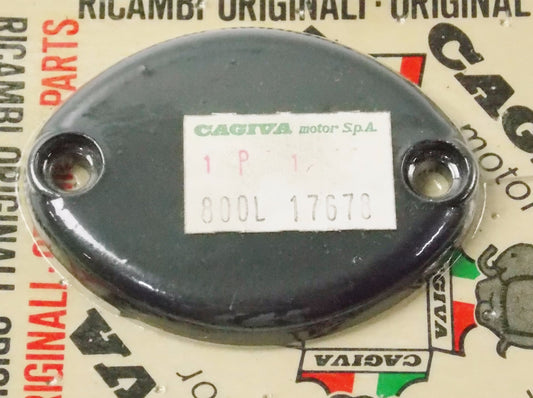 NOS OEM CAGIVA 1983 SST 125 Aletta ADJUSTER CLUTCH COVER 800L17678 - MotoRaider