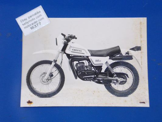 1980's CAGIVA SXT 125 ORIGINAL DEALER PHOTO BROCHURE VINTAGE ADVERTISMENT 7x5" - MotoRaider