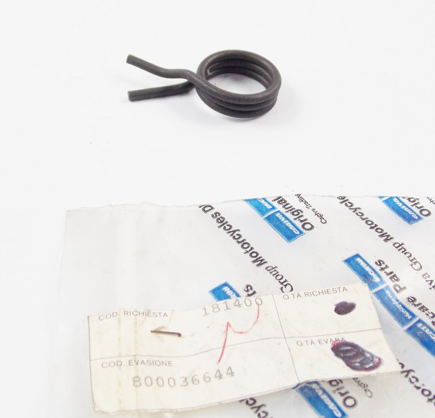 NOS OEM CAGIVA ALETTA ELECTRA GEAR SHIFTER SPRING 800036644 - MotoRaider