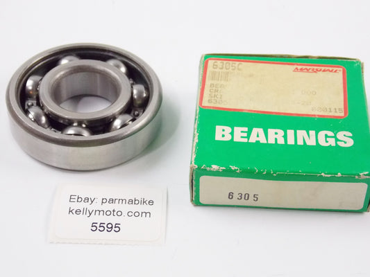 MOTOR ENGINE CRANKSHAFT BEARING 6305C E9950 KAWASAKI 1985 KLT160 1985-88 KLF185 - MotoRaider