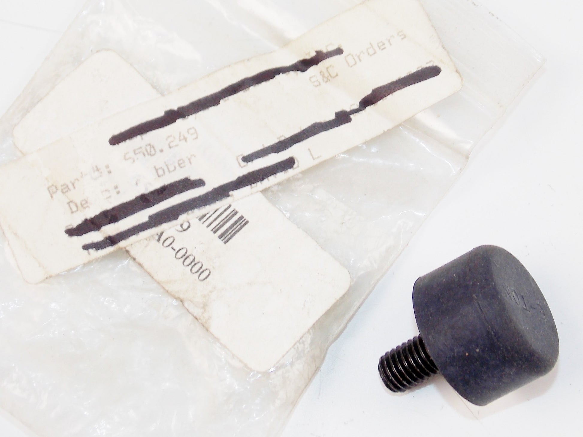 NOS OEM E-TON IMPULSE TXL 50/90cc RUBBER STOP BOLT 650249 - MotoRaider