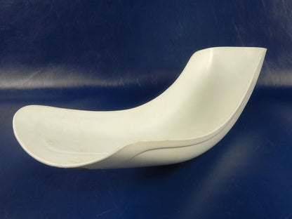 UFO Z-102 MUDGUARD REAR FENDER WHITE PLASTIC L=27.5" VINTAGE MOTOCROSS BETA PUCH - MotoRaider
