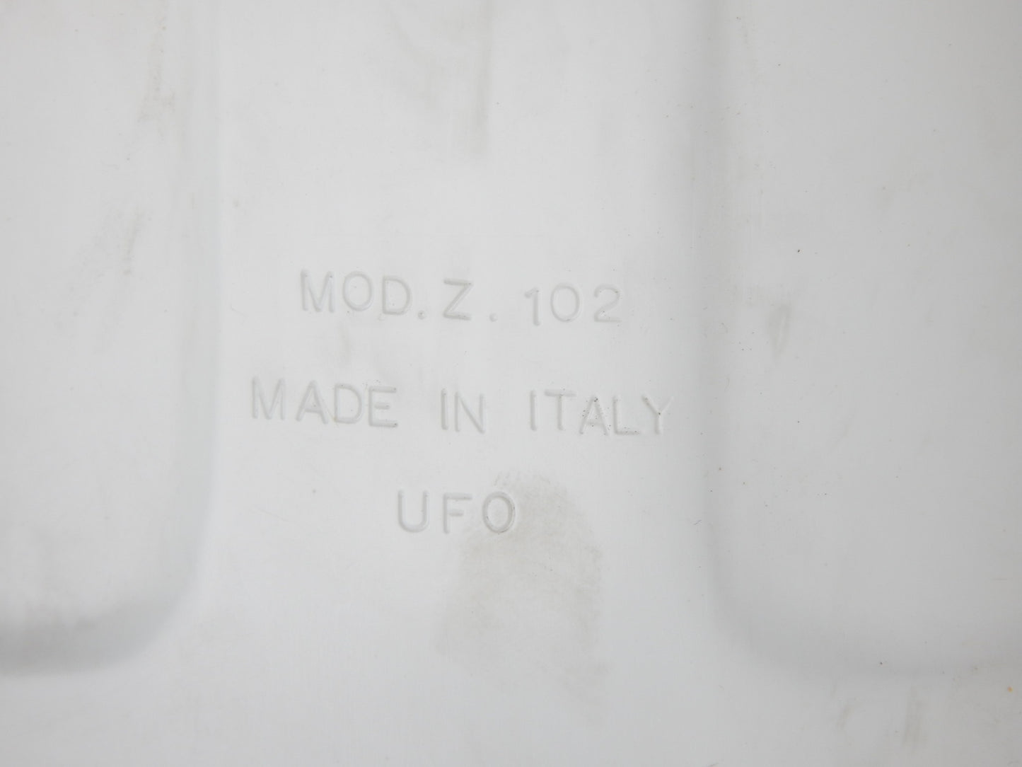 UFO Z-102 MUDGUARD REAR FENDER WHITE PLASTIC L=27.5" VINTAGE MOTOCROSS BETA PUCH - MotoRaider