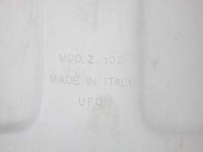 UFO Z-102 MUDGUARD REAR FENDER WHITE PLASTIC L=27.5" VINTAGE MOTOCROSS BETA PUCH - MotoRaider