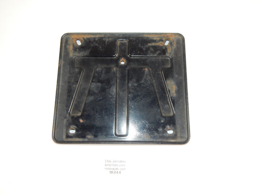 1986 KAWASAKI GPX 750-R ITALY LICENSE MOUNTING STEEL PLATE REAR TAIL 200x180mm - MotoRaider