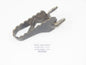 1980's HUSQVARNA FRAME CHASSIS FRONT LEFT FOOT PEG STAY REST SUPPORT - MotoRaider