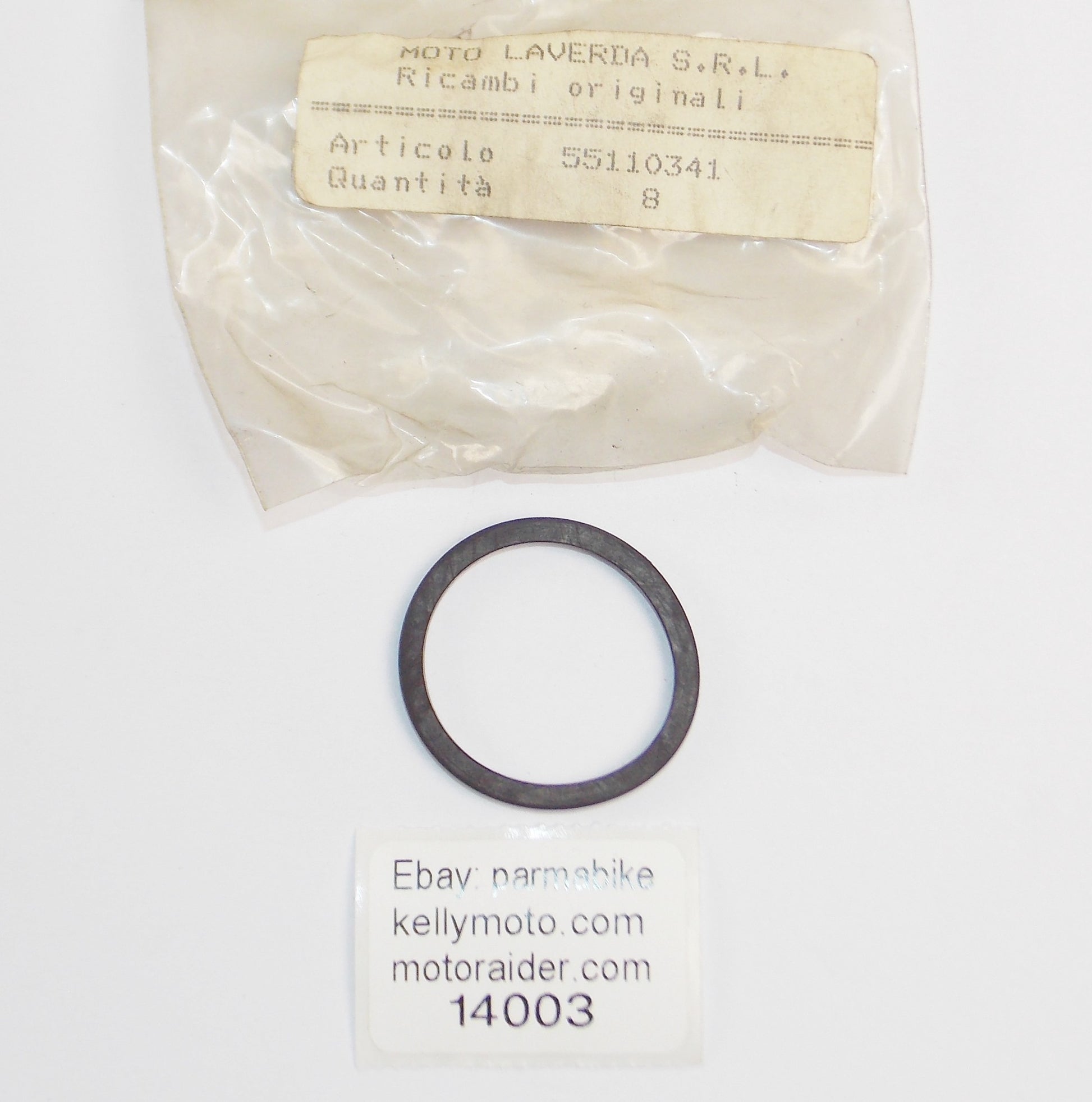 OEM LAVERDA RUBBER GASKET SEAL 55110341 | 55 110 341 - MotoRaider