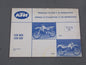 1984 KTM MX125 GS125 USER AND REPAIR MANUAL BOOK ITALIAN FRENCH 201.10.1.84 - MotoRaider
