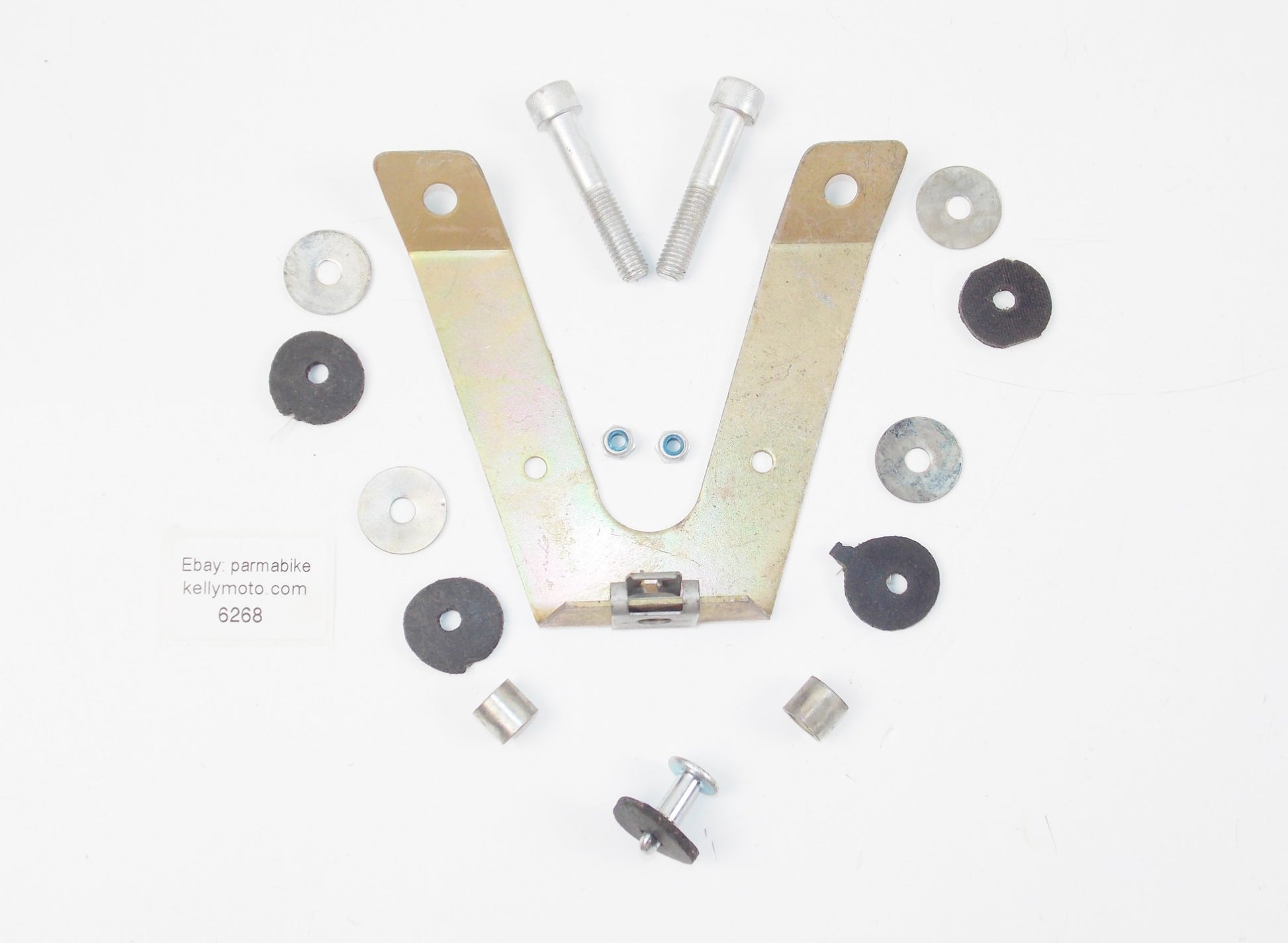 NOS OEM KTM SPEEDOMETER / TACHOMETER MOUNTING BRACKET HARDWARE KIT - MotoRaider