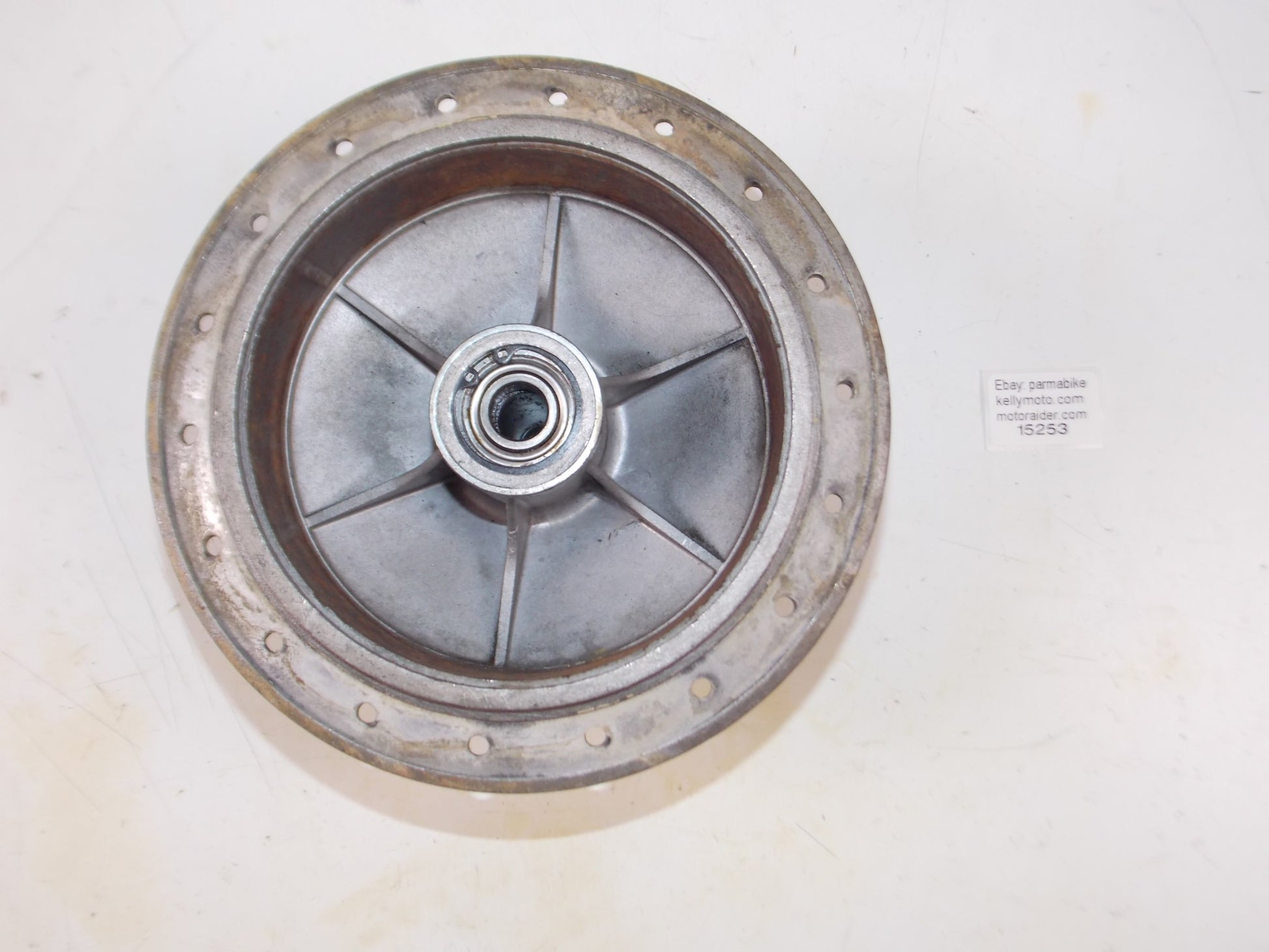 VINTAGE MOTORCYCLE GRIMECA FRONT WHEEL HUB OD=200mm BETA GILERA SIMONINI TGM MAV - MotoRaider