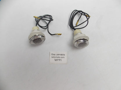 1 PAIR FAIRING MOUNTED TURN SIGNAL FLASHER INDICATOR UNIVERSAL L=1.5" MOTORCYCLE - MotoRaider