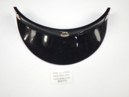 MOTORCYCLES HELMET OPEN/HALF FACE SUNVISOR DUCK BILL BLACK - MotoRaider