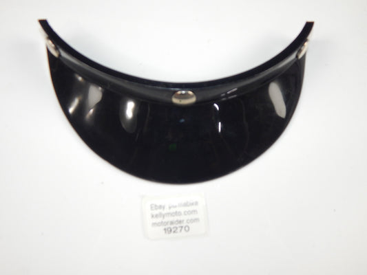 MOTORCYCLES HELMET OPEN/HALF FACE SUNVISOR DUCK BILL BLACK - MotoRaider