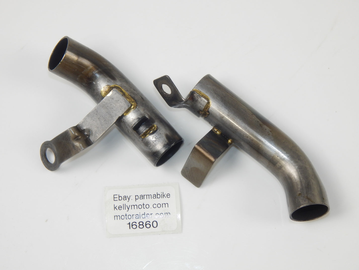 1986 SUZUKI GSXR 750 RH LH ENGINE MOTOR OIL UNDER PIPE LINE TUBE HOSE CONNECTORS - MotoRaider