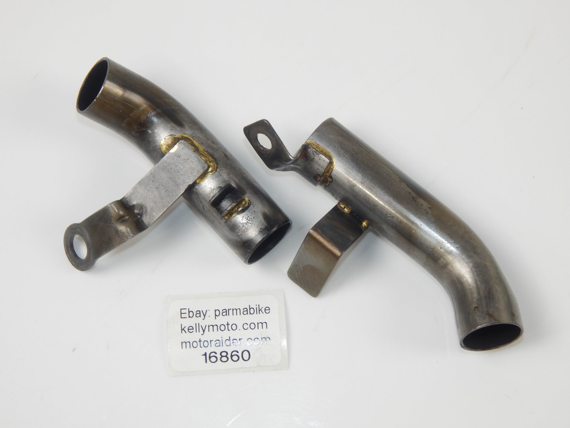 1986 SUZUKI GSXR 750 RH LH ENGINE MOTOR OIL UNDER PIPE LINE TUBE HOSE CONNECTORS - MotoRaider