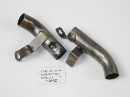 1986 SUZUKI GSXR 750 RH LH ENGINE MOTOR OIL UNDER PIPE LINE TUBE HOSE CONNECTORS - MotoRaider