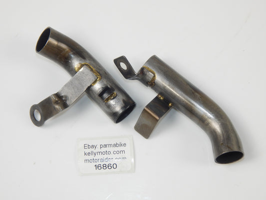 1986 SUZUKI GSXR 750 RH LH ENGINE MOTOR OIL UNDER PIPE LINE TUBE HOSE CONNECTORS - MotoRaider