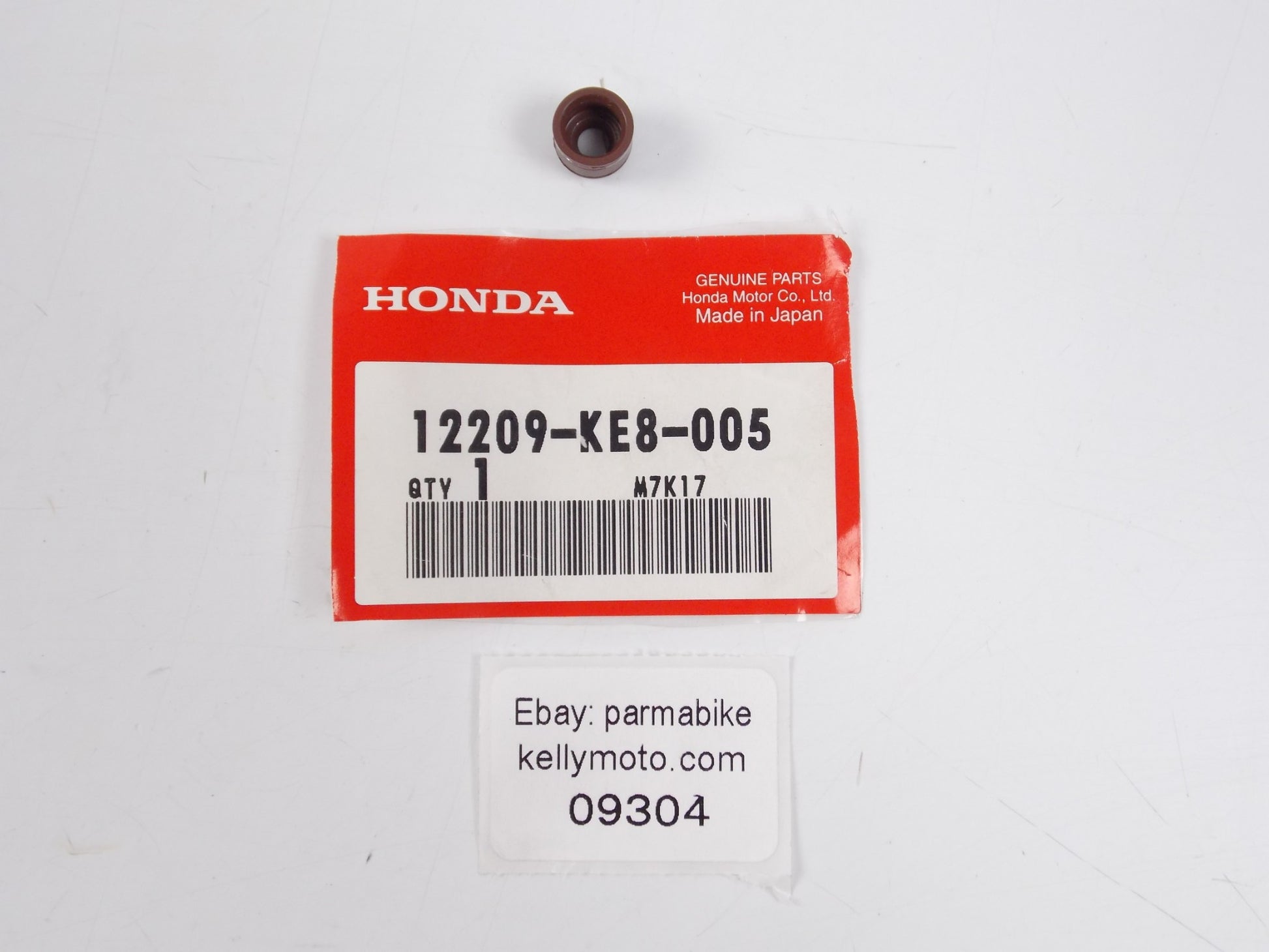 NOS OEM HONDA 2013-2014 | 2017 CB1100  1993 CB150 SEAL VALVE STEAM 12209-KE8-005 - MotoRaider