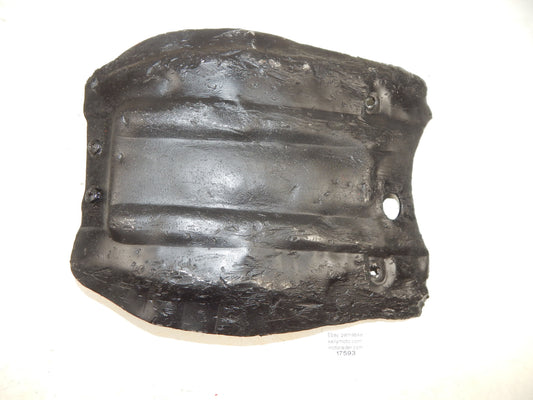 1970's FANTIC MOTOR 125 TRIAL ENGINE FRAME SKID PLATE PROTECTOR ALUMINUM VINTAGE - MotoRaider