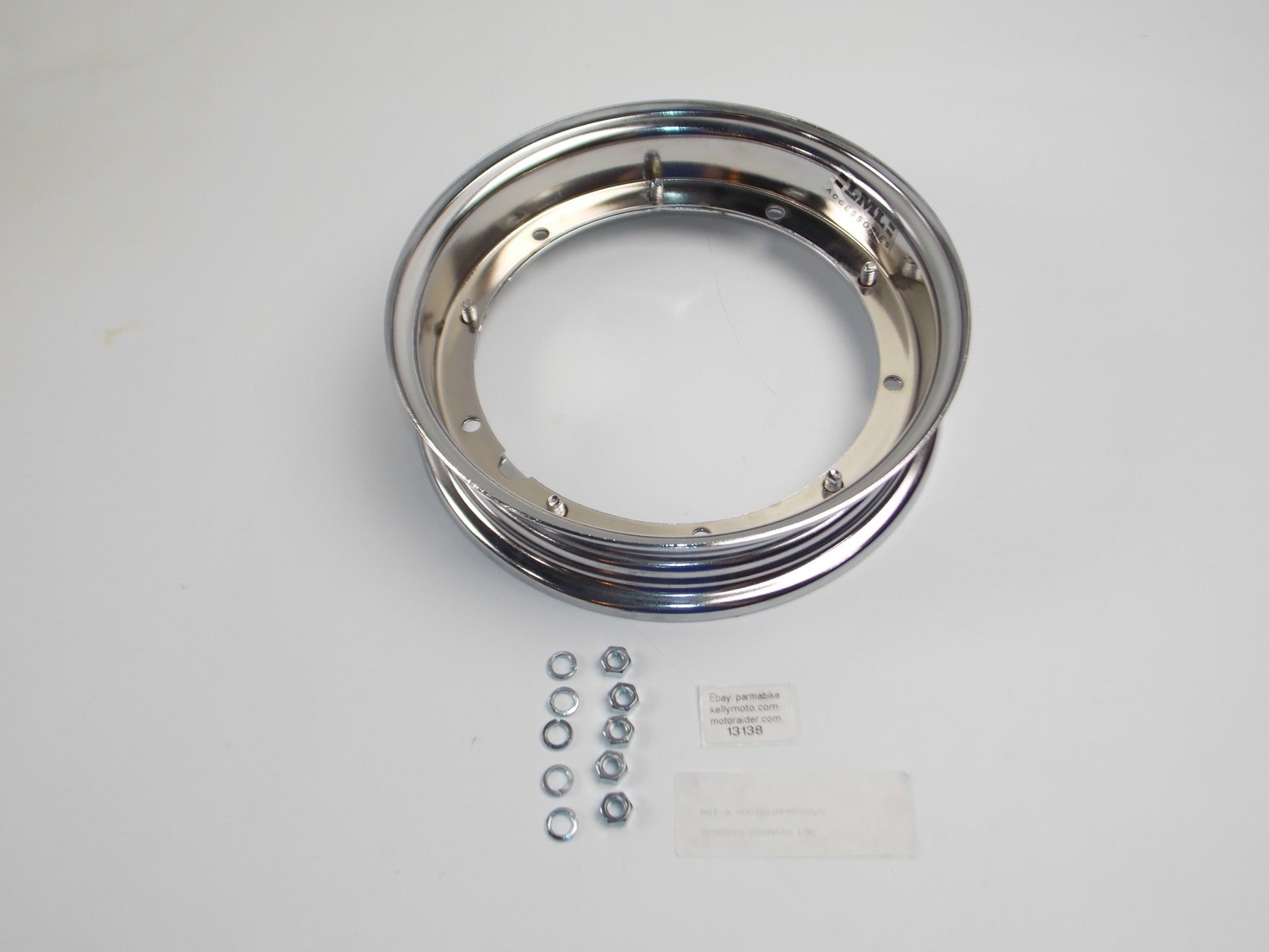 OEM LML 125 150 200 STELLA STAR PX SCOOTER RIM WHEEL CHROME-PLATED A-0001060 - MotoRaider