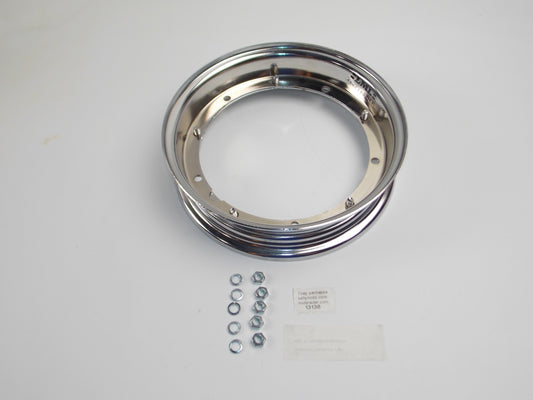 OEM LML 125 150 200 STELLA STAR PX SCOOTER RIM WHEEL CHROME-PLATED A-0001060 - MotoRaider