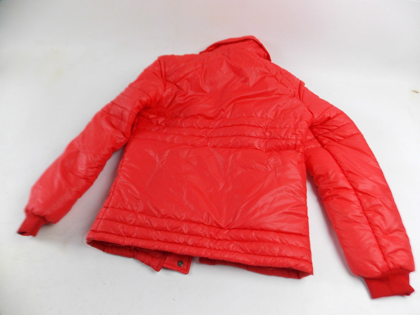 NAVA RIDING PADDED JACKET LADIES SIZE S RED VINTAGE KAWASAKI YAMAHA HONDA CAGIVA - MotoRaider