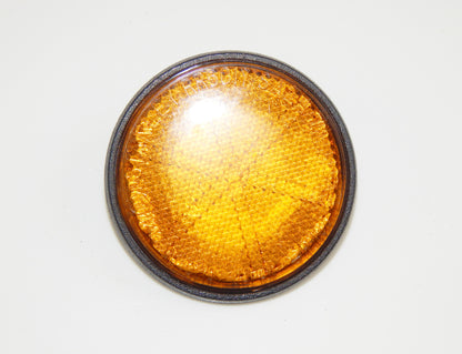 STANLEY 072-0420 FRONT FORK AMBER REFLECTOR RR50IY SAE 71 R-168 HONDA YAMAHA - MotoRaider