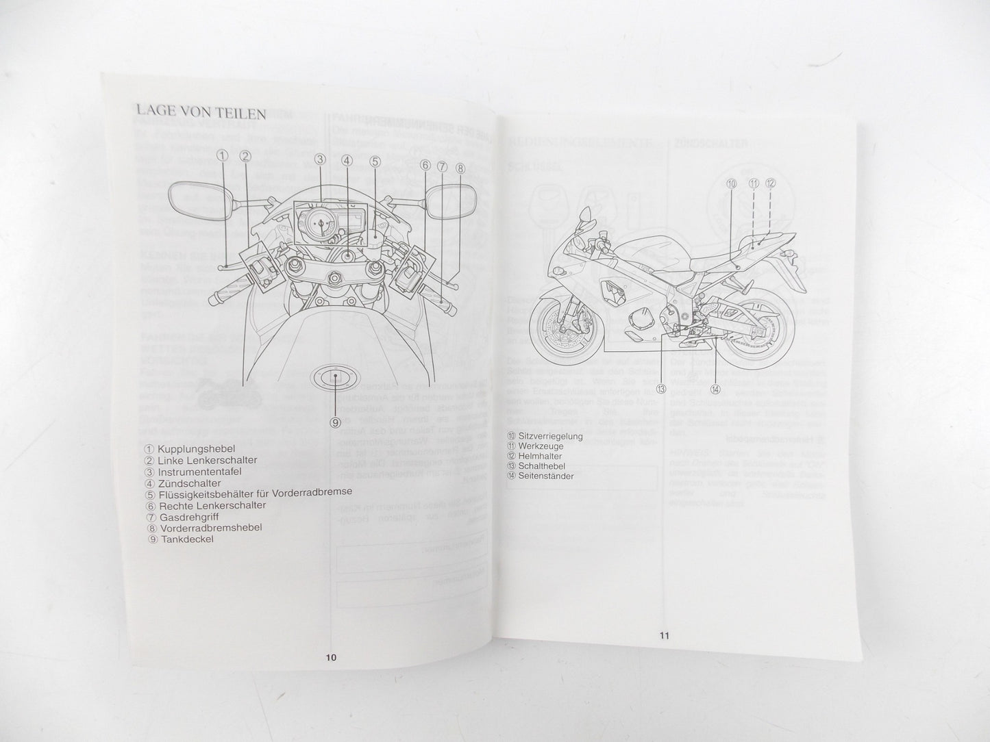 2003 SUZUKI GSX-R750 RIDER USER MANUAL BOOK CATALOG GERMAN 99011-30G50-01K - MotoRaider