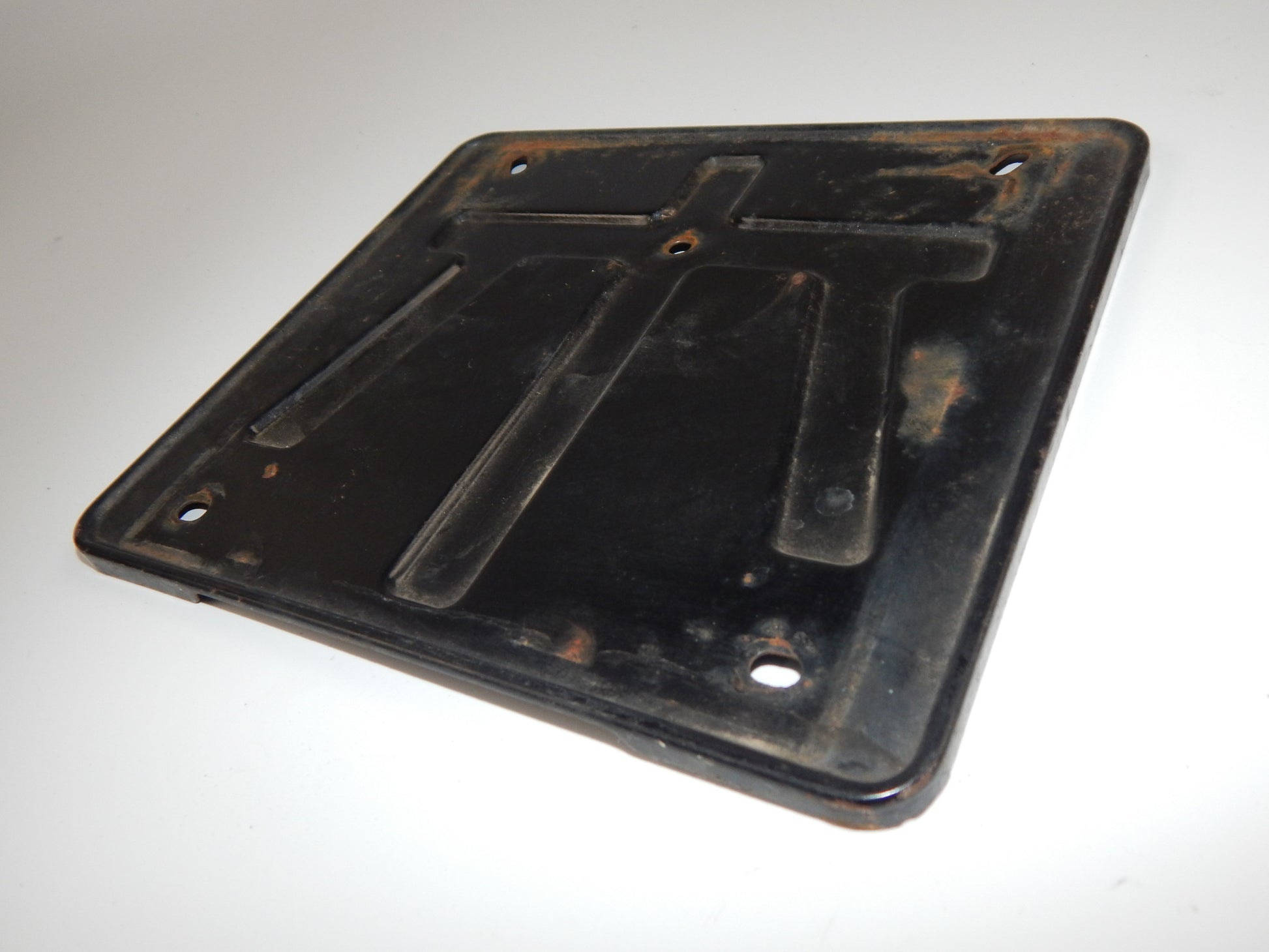 1986 KAWASAKI GPX 750-R ITALY LICENSE MOUNTING STEEL PLATE REAR TAIL 200x180mm - MotoRaider