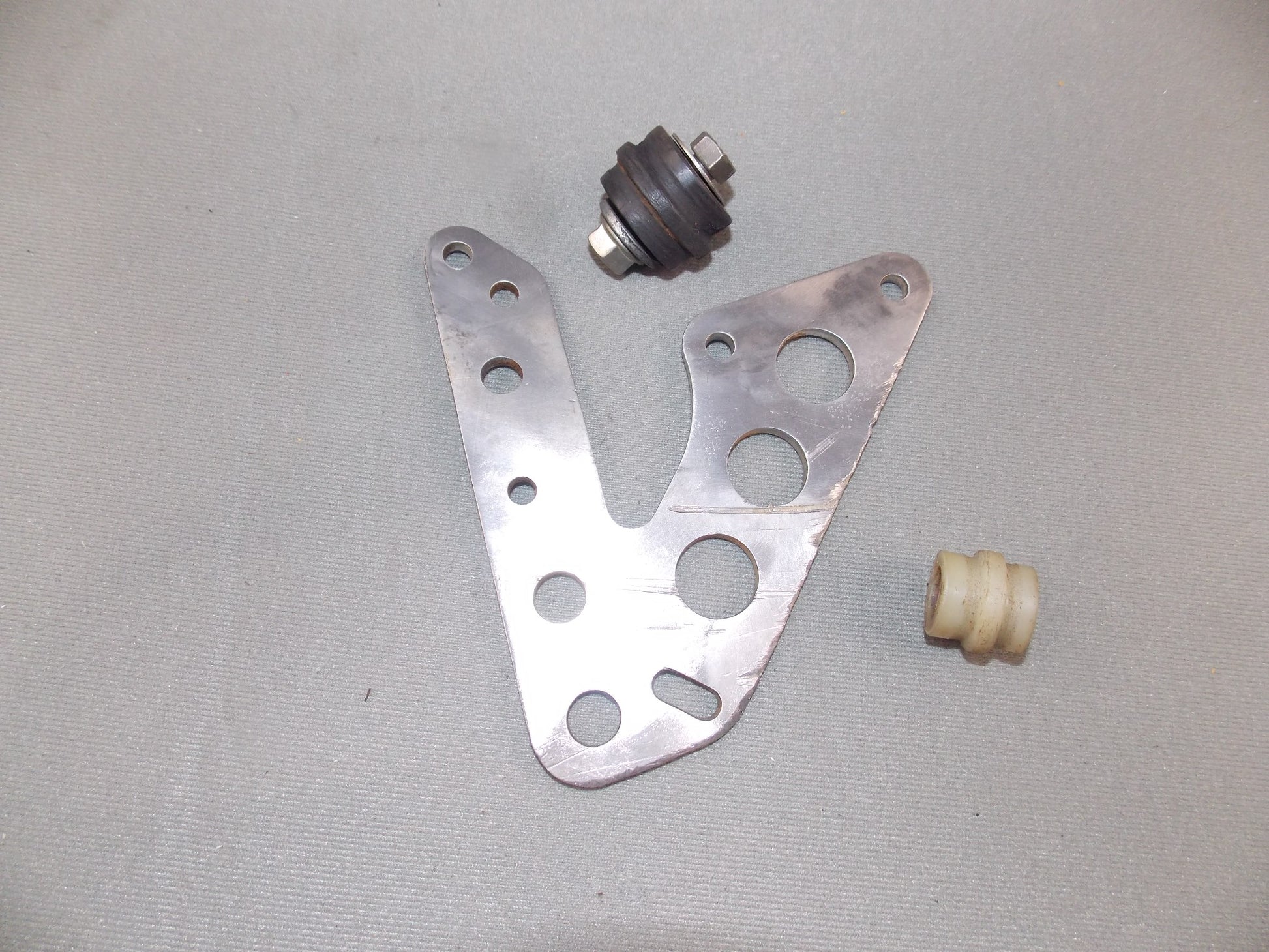 1992 KTM MXC 250 CHAIN GUIDE ROLLER PLATER ADJUSTER BOLTS - MotoRaider