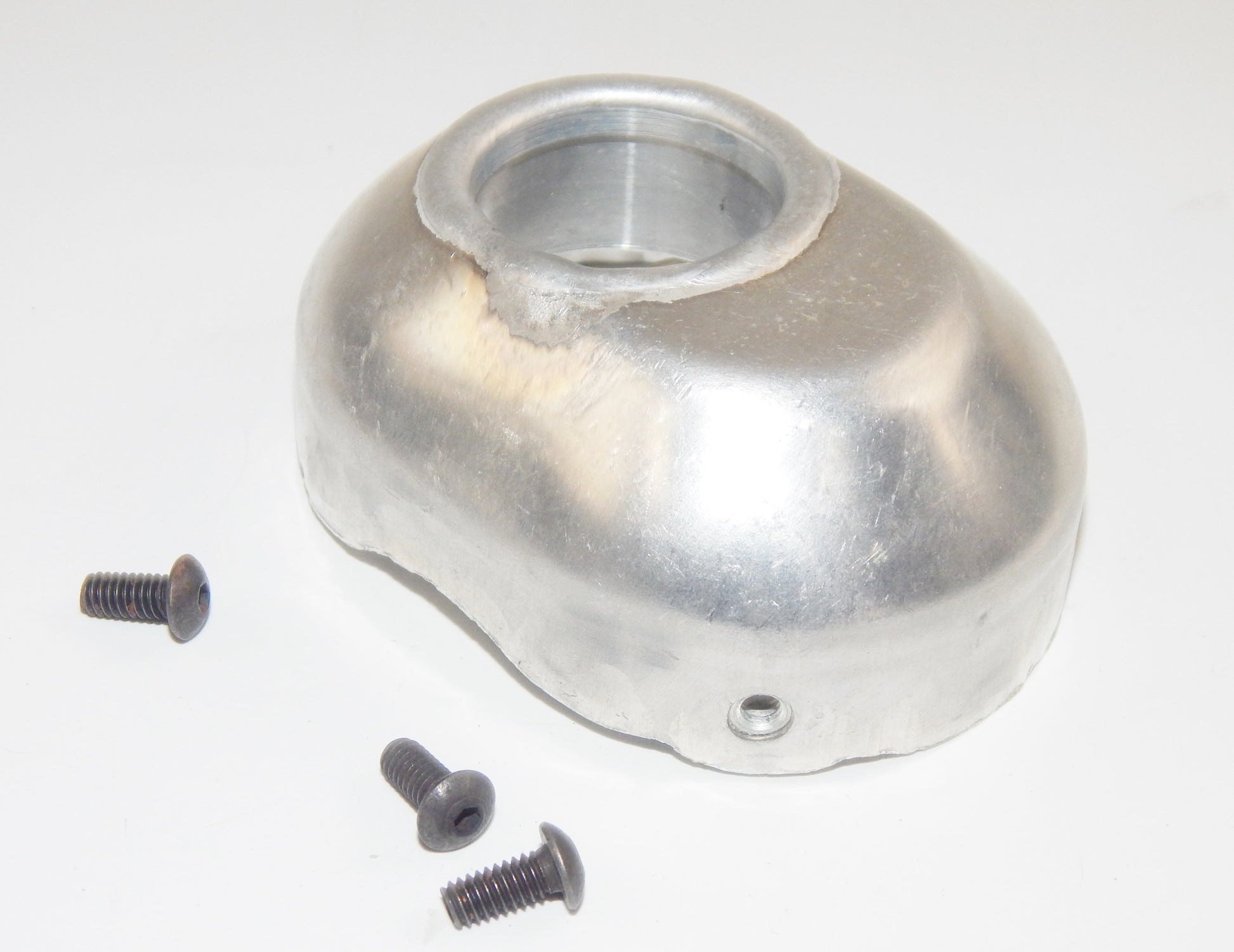 OEM KTM EXHAUST MUFFLER SILENCER PIPE ALLOY END CAP 61x90 mm VINTAGE - MotoRaider