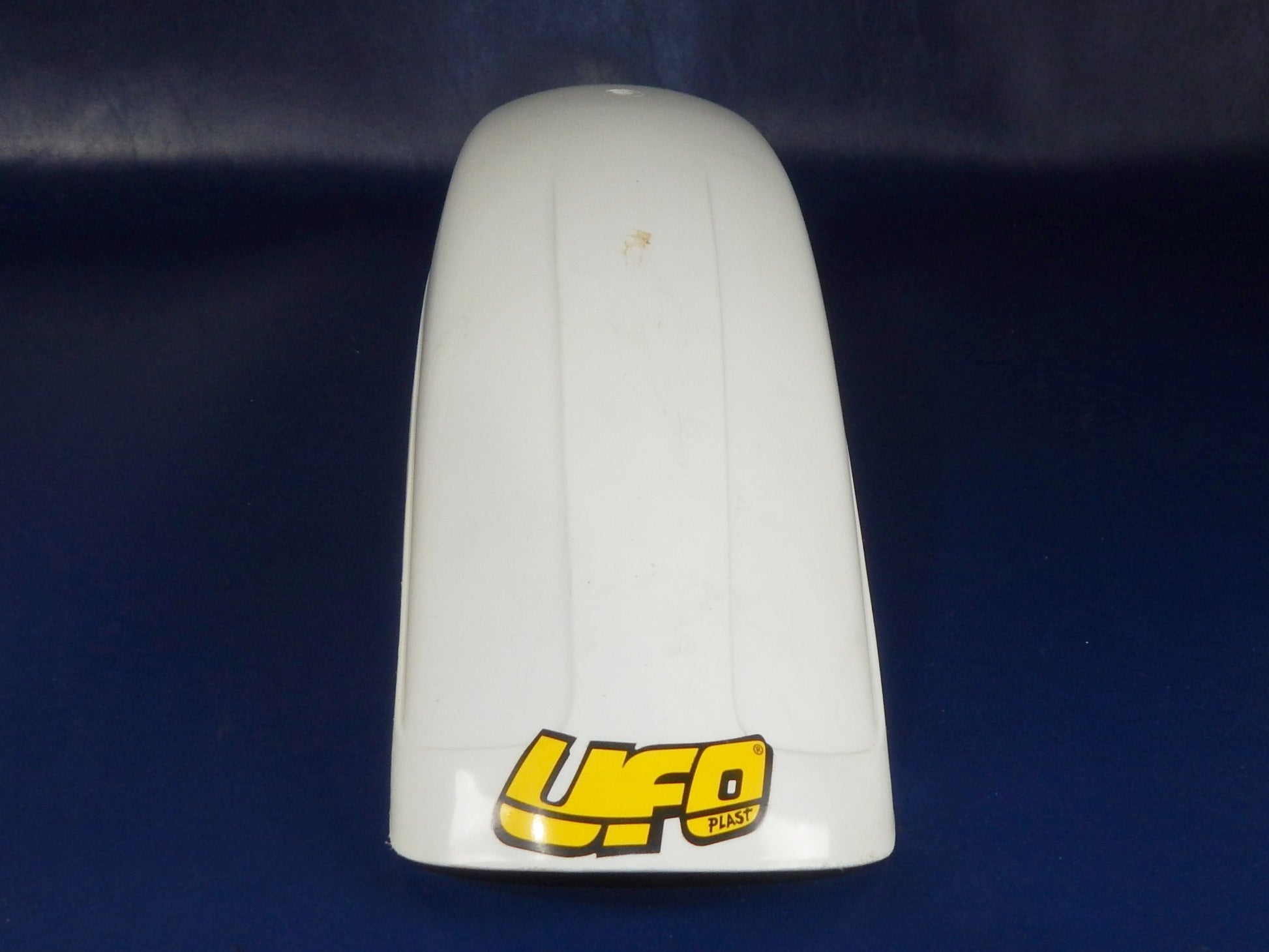 UFO Z-102 MUDGUARD REAR FENDER WHITE PLASTIC L=27.5" VINTAGE MOTOCROSS BETA PUCH - MotoRaider