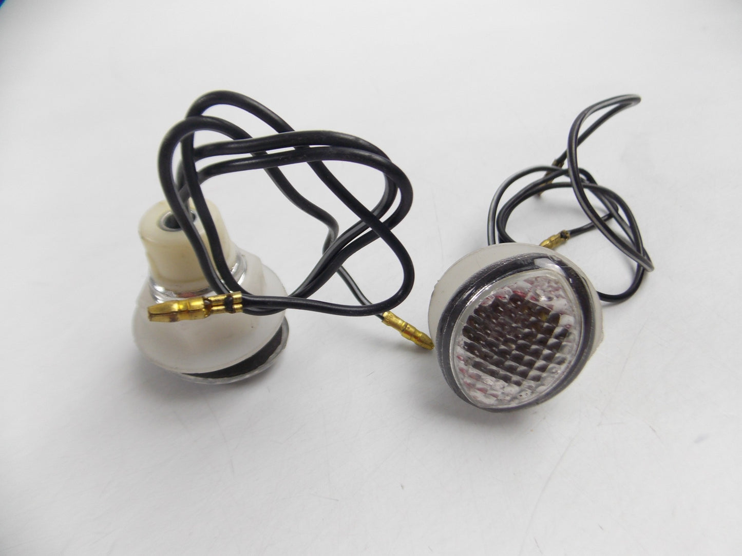 1 PAIR FAIRING MOUNTED TURN SIGNAL FLASHER INDICATOR UNIVERSAL L=1.5" MOTORCYCLE - MotoRaider
