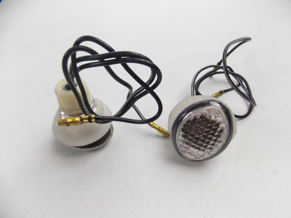 1 PAIR FAIRING MOUNTED TURN SIGNAL FLASHER INDICATOR UNIVERSAL L=1.5" MOTORCYCLE - MotoRaider