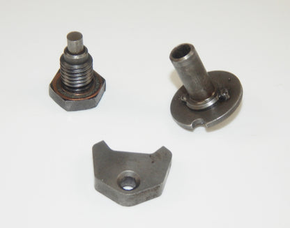 1970-80's HUSQVARNA MOTOR CLUTCH SHAFT SLEEVE+GEAR SHAFT PAWL+MAGNETO PLUG+PLATE - MotoRaider