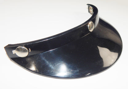 MOTORCYCLES HELMET OPEN/HALF FACE SUNVISOR DUCK BILL BLACK - MotoRaider