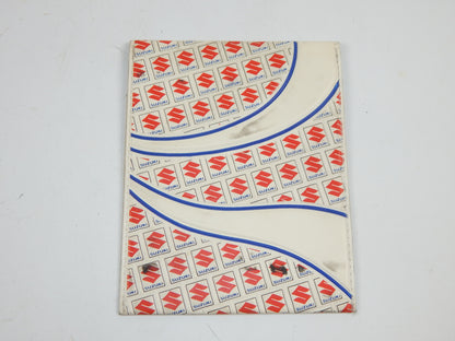 1980's EMBOSSED PLASTIC SUZUKI DOCUMENT HOLDER POUCH 5"x6.5" GSXR DR GS VINTAGE - MotoRaider