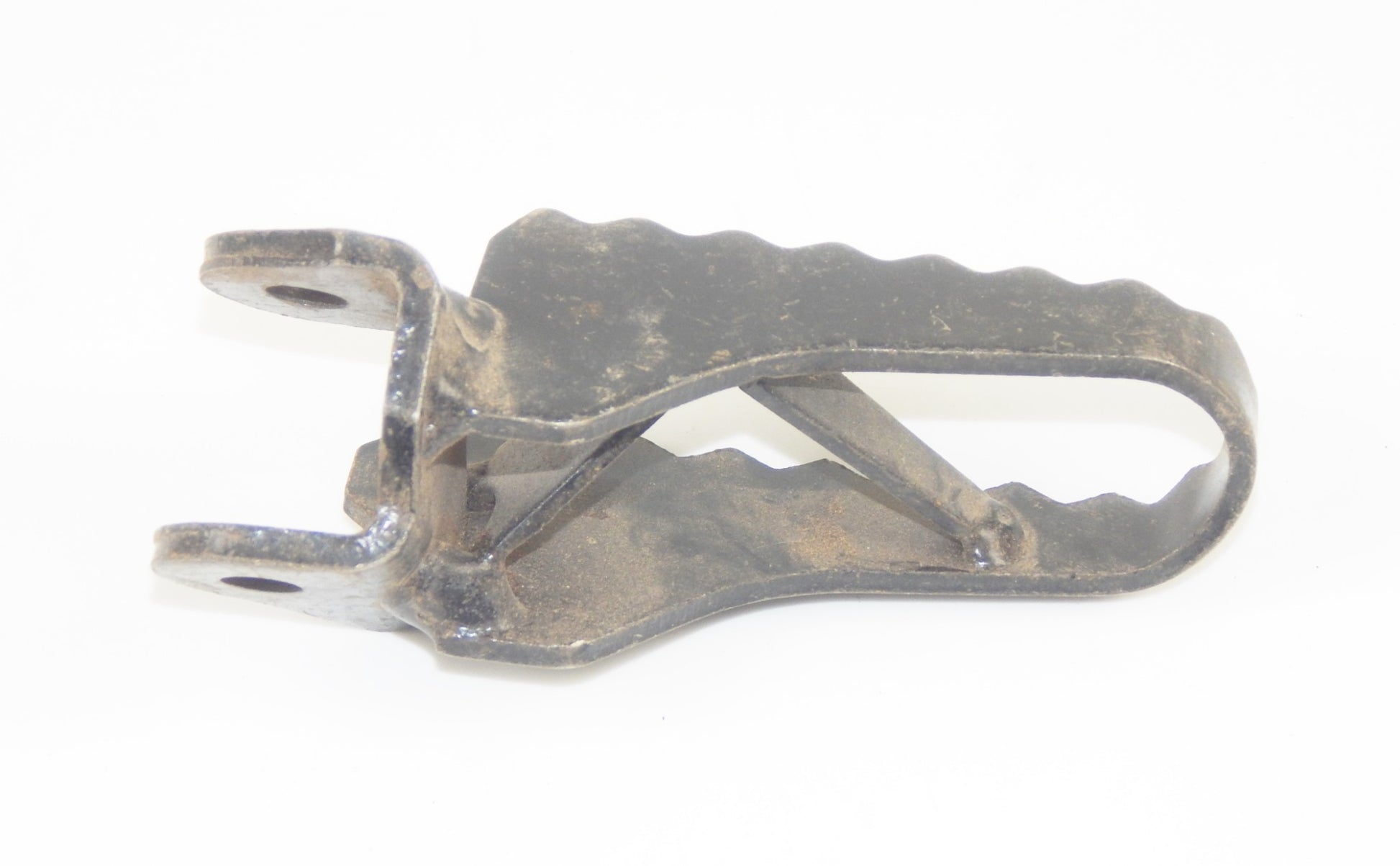 1980's HUSQVARNA FRAME CHASSIS FRONT LEFT FOOT PEG STAY REST SUPPORT - MotoRaider