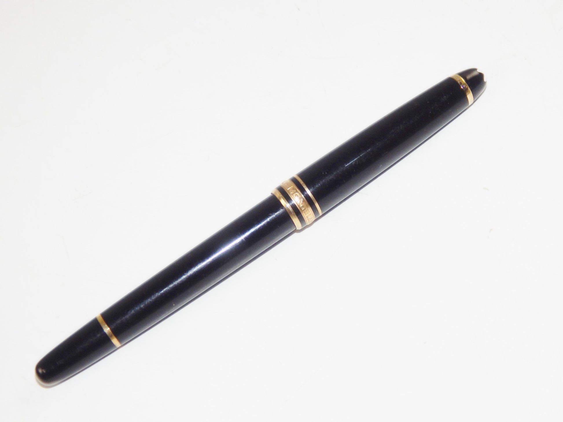 1980's MONTBLANC BLACK MEISTERSTUCK ROLLERBALL PEN SMALL LADY L=135mm - MotoRaider