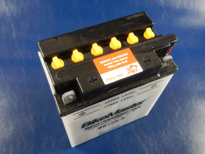 BIKE MASTER MOTORCYCLE BATTERY BB12A-B ATV SNOWMOBILE QUAD - MotoRaider