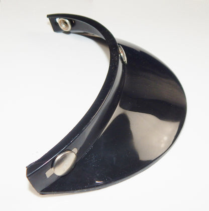 MOTORCYCLES HELMET OPEN/HALF FACE SUNVISOR DUCK BILL BLACK - MotoRaider
