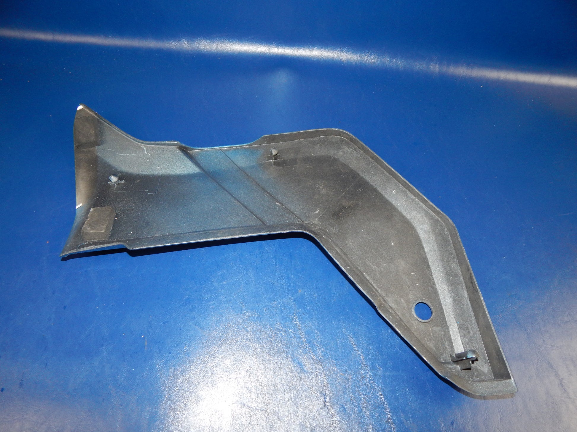 1980's SUZUKI GS750-ES FRAME CHASSIS SIDE PANELS RIGHT LEFT BLUE GRAY VINTAGE - MotoRaider