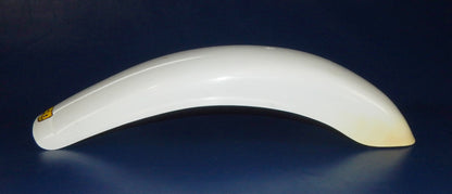 UFO Z-102 MUDGUARD REAR FENDER WHITE PLASTIC L=27.5" VINTAGE MOTOCROSS BETA PUCH - MotoRaider