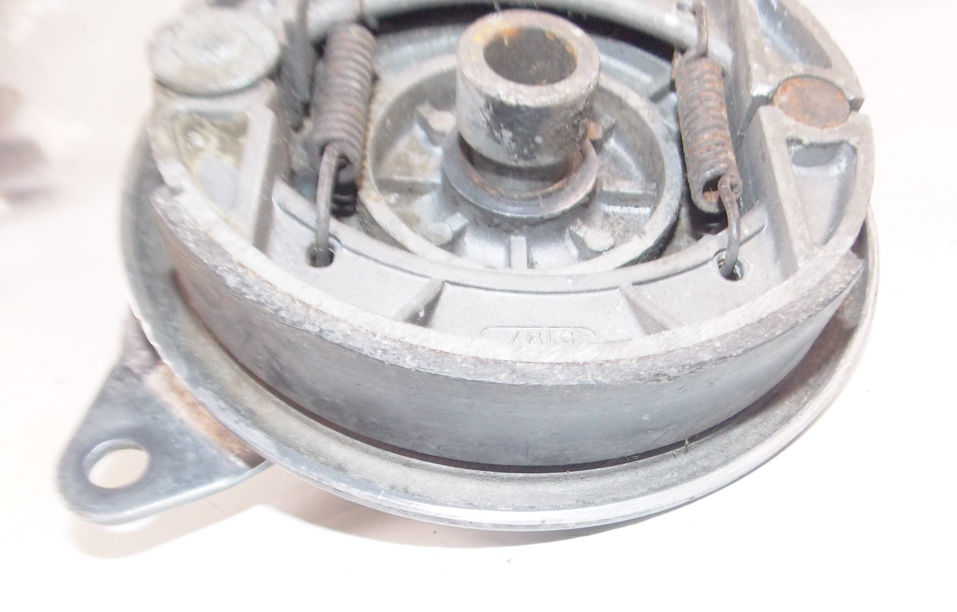 1976 BETA CR 125 250 REAR WHEEL BRAKE PLATE D=160mm SHOES PLATE MOUNT ACTUATOR - MotoRaider