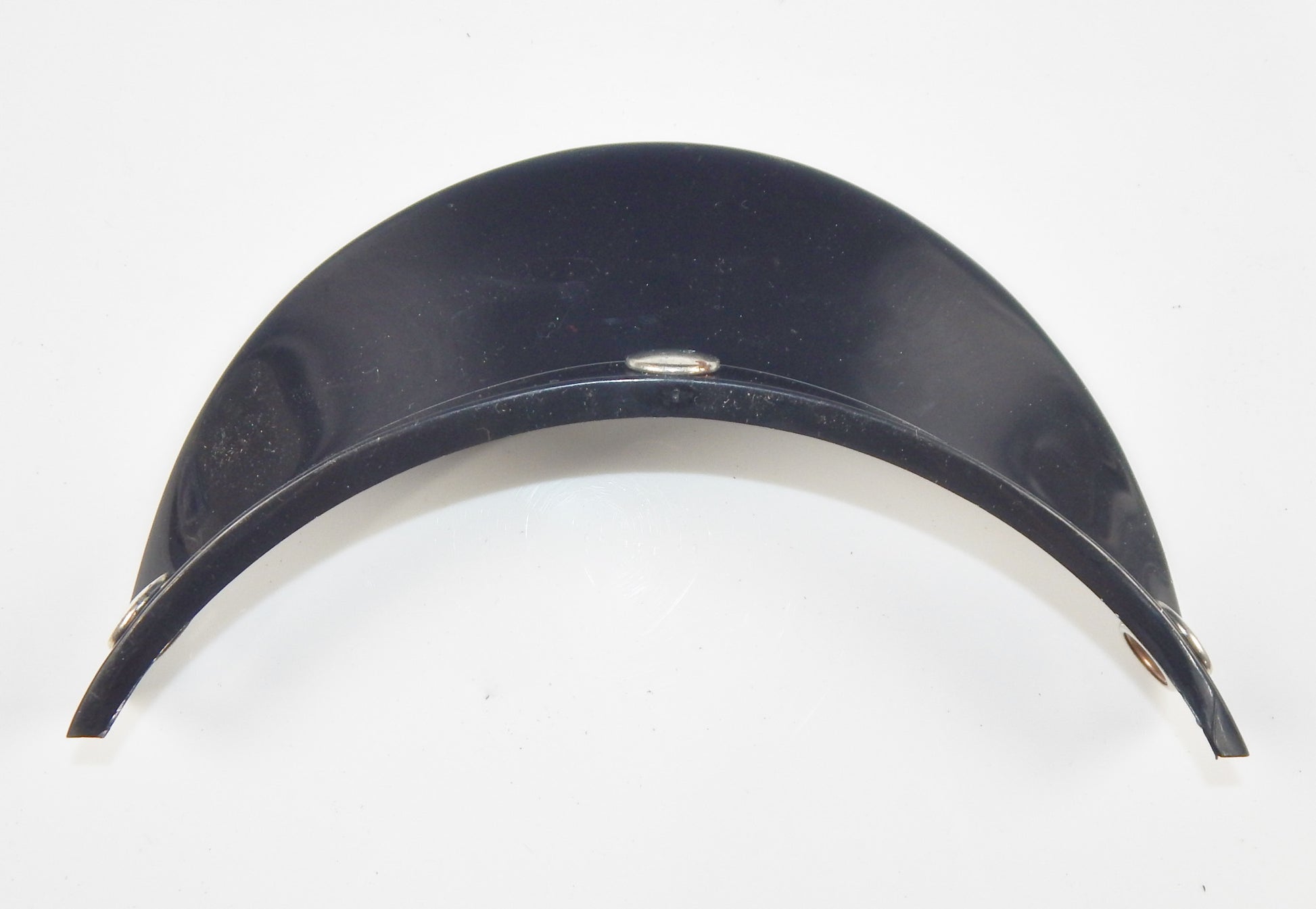 MOTORCYCLES HELMET OPEN/HALF FACE SUNVISOR DUCK BILL BLACK - MotoRaider