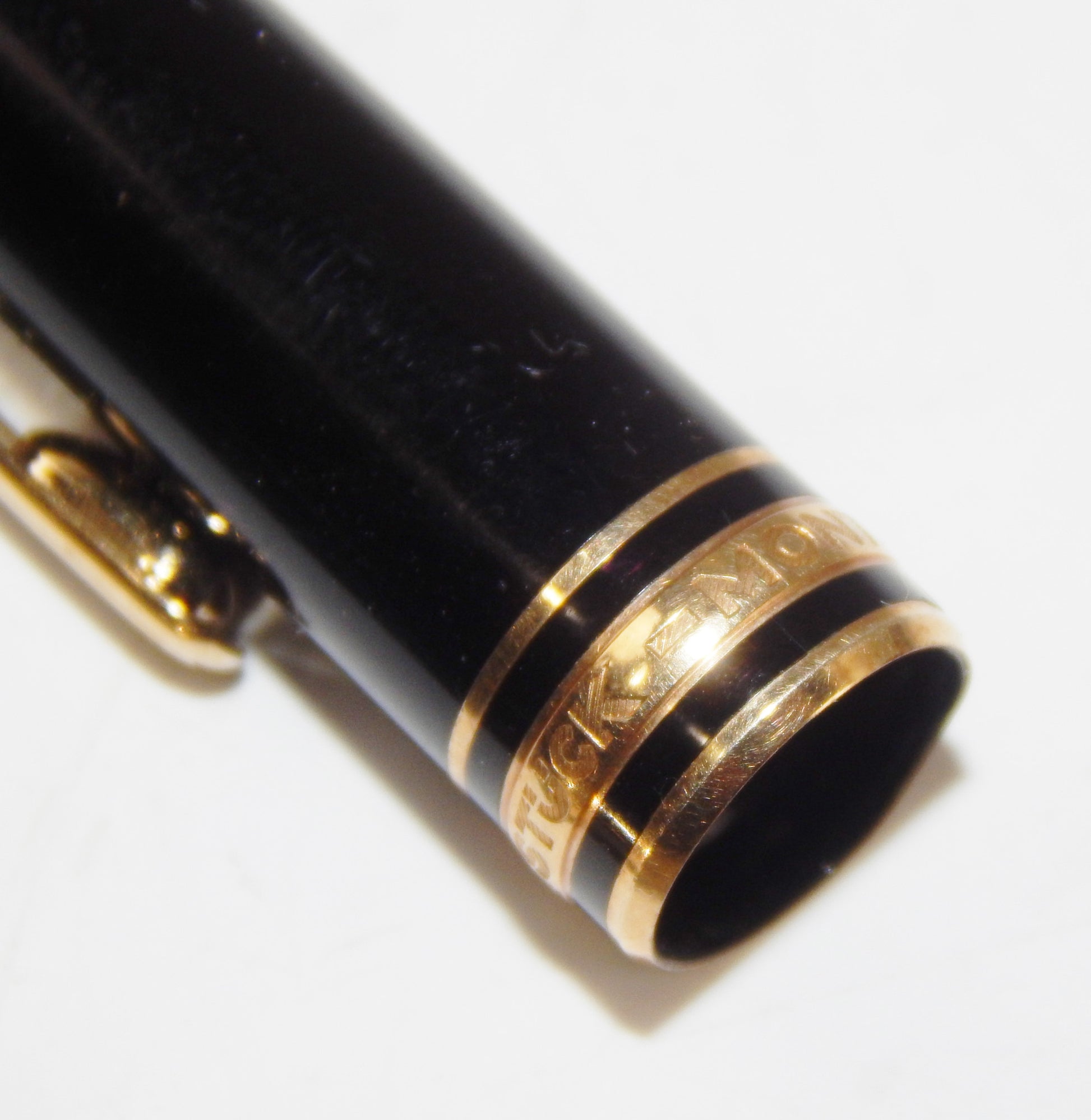 1980's MONTBLANC BLACK MEISTERSTUCK ROLLERBALL PEN SMALL LADY L=135mm - MotoRaider