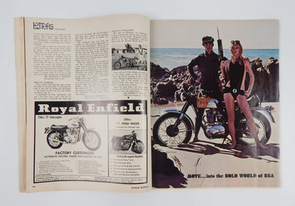 CYCLE WORD MAGAZINE1967 ROAD TEST SUZUKI X-5 MARUSHO ELECTRA 500 ZUNDAP 5-SPEED - MotoRaider